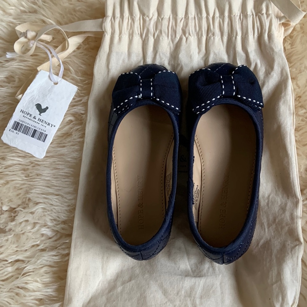 Hope and Henry girl shoes size 9 NWT LEATHER
